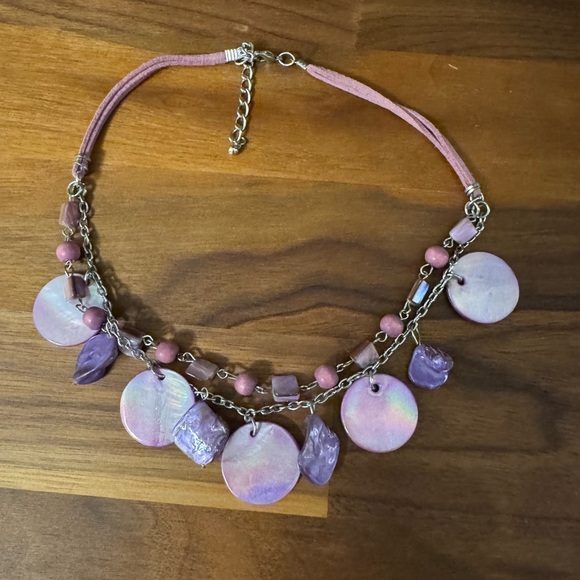 Shell & Glass Necklace Bundle (10) B1 - Picture 6 of 11